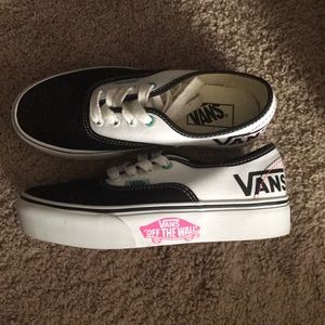 Low top platform vans